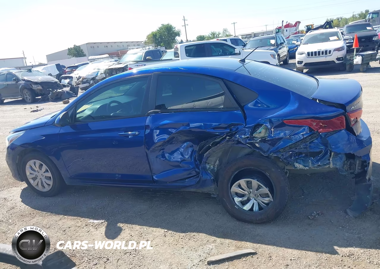 2022 Hyundai Accent Se VIN:3KPC24A69NE167571 - 14