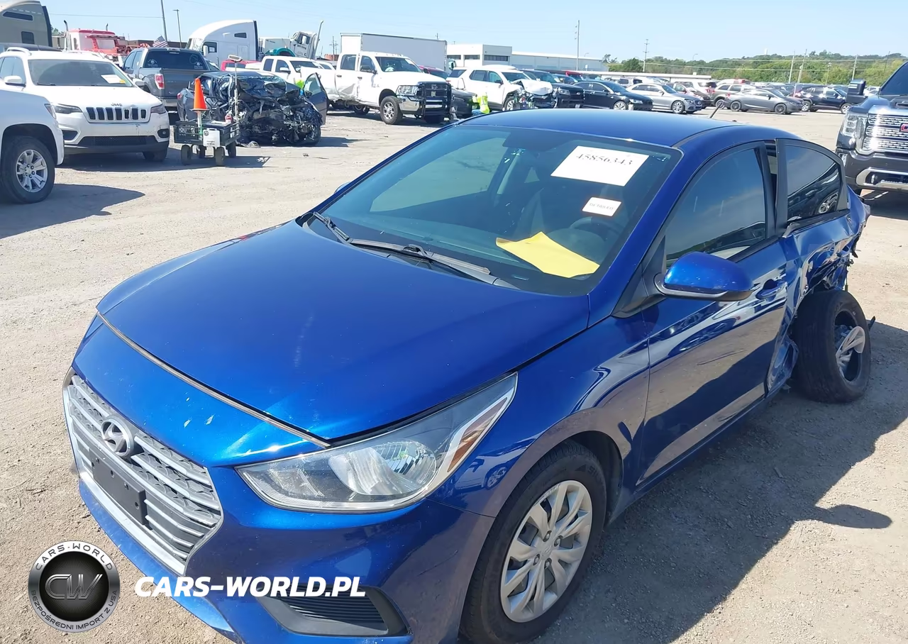 2022 Hyundai Accent Se VIN:3KPC24A69NE167571 - 2