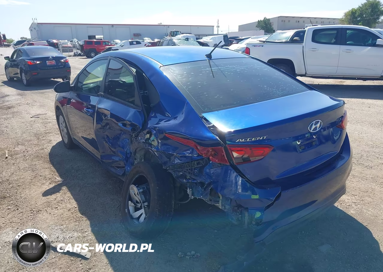 2022 Hyundai Accent Se VIN:3KPC24A69NE167571 - 3