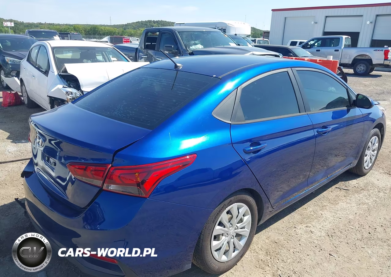 2022 Hyundai Accent Se VIN:3KPC24A69NE167571 - 4
