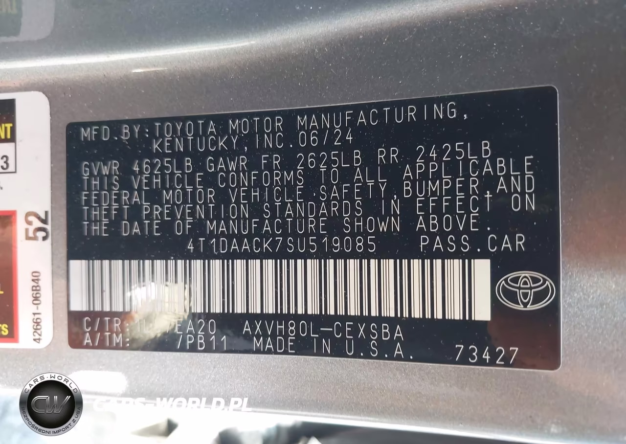 2025 Toyota Camry Se VIN:4T1DAACK7SU519085 - 9