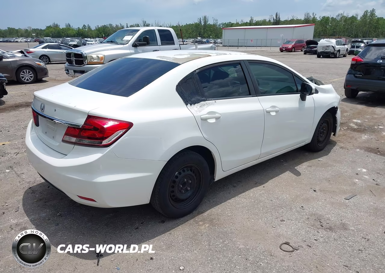 2014 Honda Civic Lx VIN:19XFB2F59EE029417 - 4