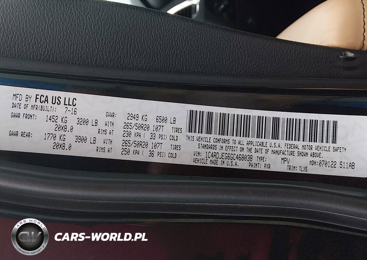 2016 Dodge Durango Citadel VIN:1C4RDJEG6GC468038 - 9