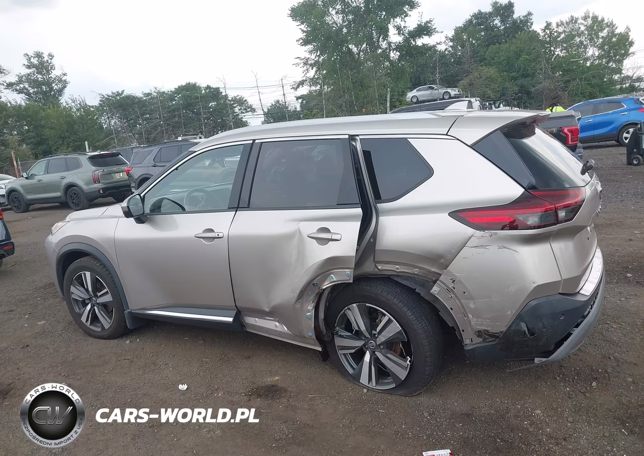 2021 Nissan Rogue Sl Intelligent Awd VIN:JN8AT3CB3MW232528 - 14