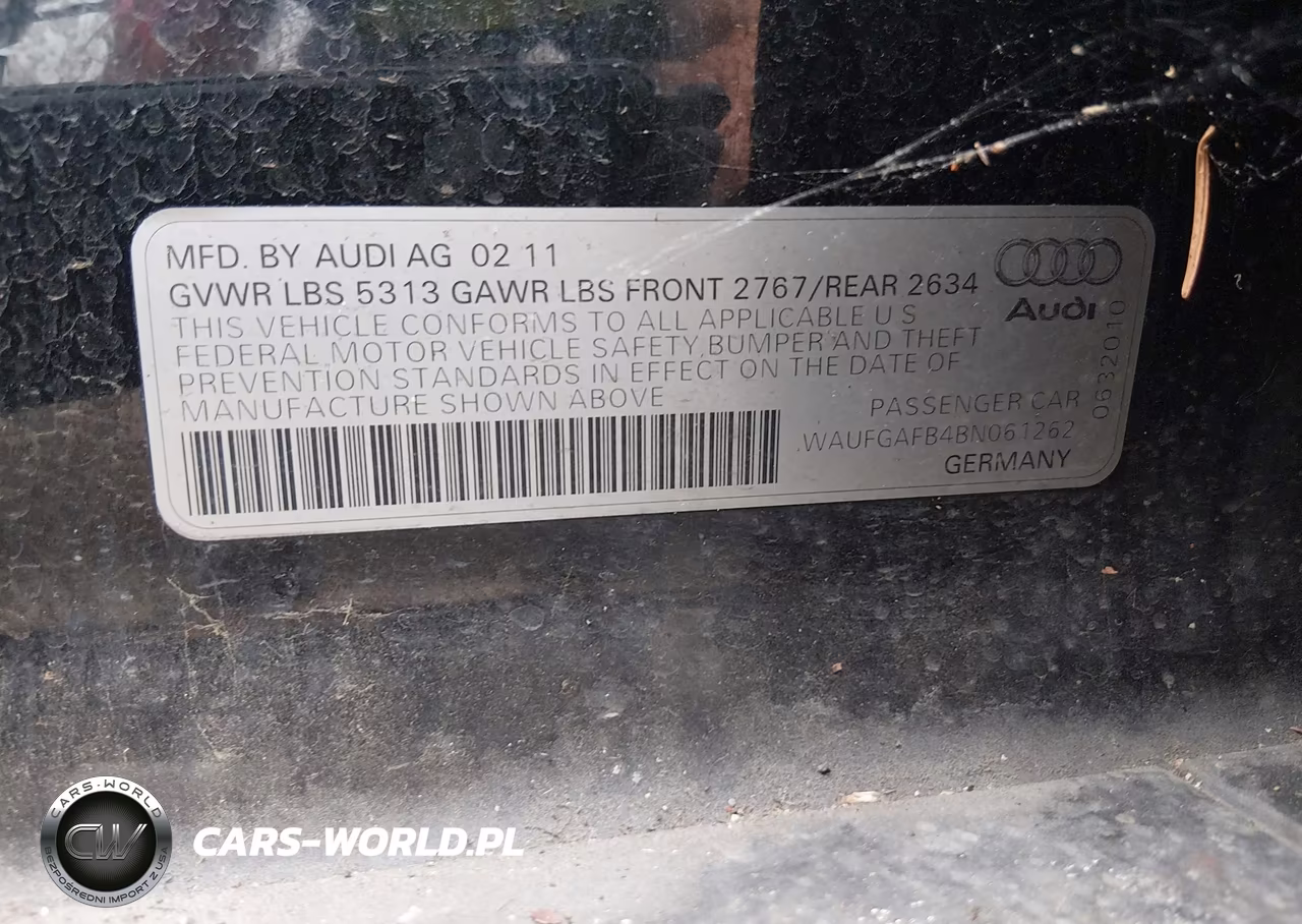 2011 Audi A6 3.0 Premium VIN:WAUFGAFB4BN061262 - 9