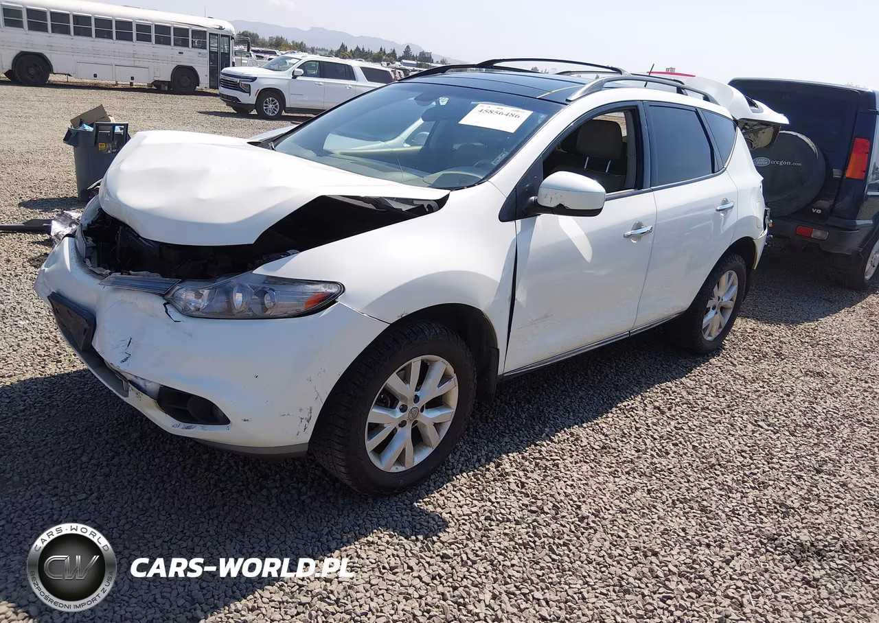 2011 Nissan Murano Sl VIN:JN8AZ1MW4BW176214 - 2