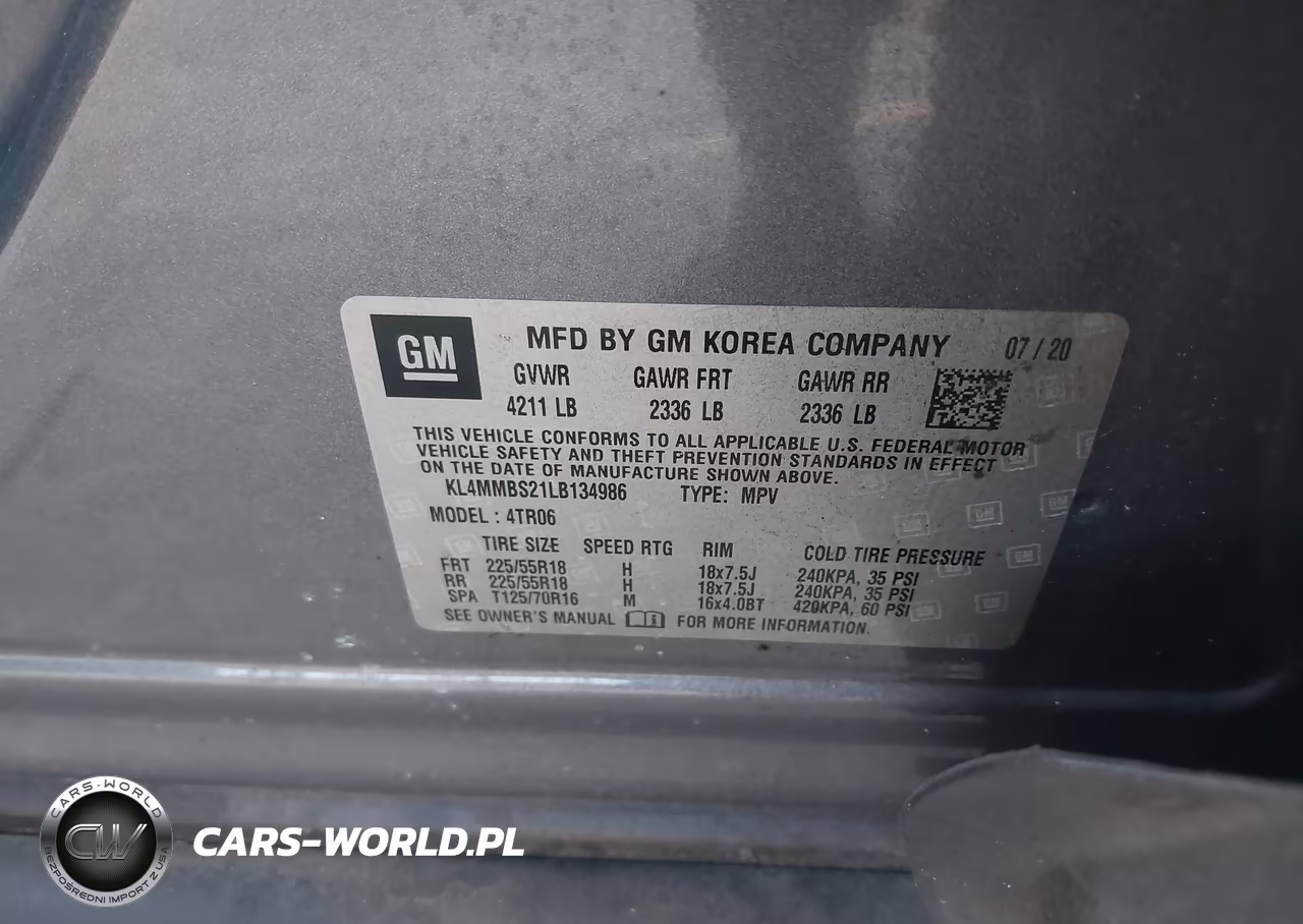 2020 Buick Encore Gx Fwd Preferred VIN:KL4MMBS21LB134986 - 9