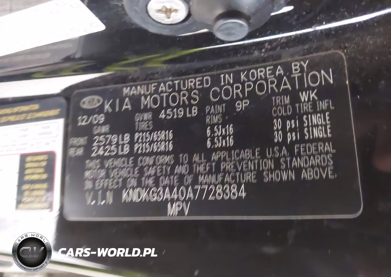2010 Kia Sportage Lx VIN:KNDKG3A40A7728384 - 9
