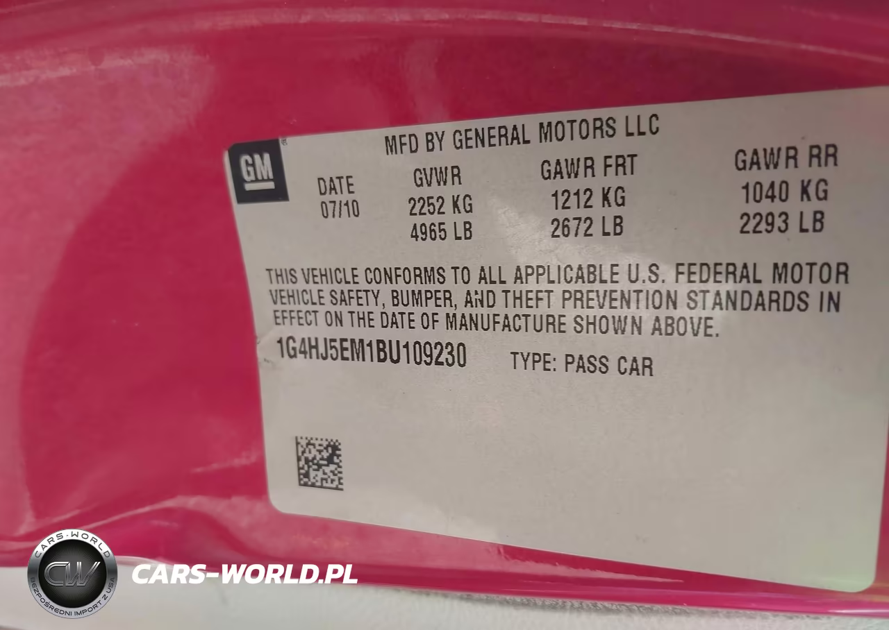 2011 Buick Lucerne Cxl Premium VIN:1G4HJ5EM1BU109230 - 9