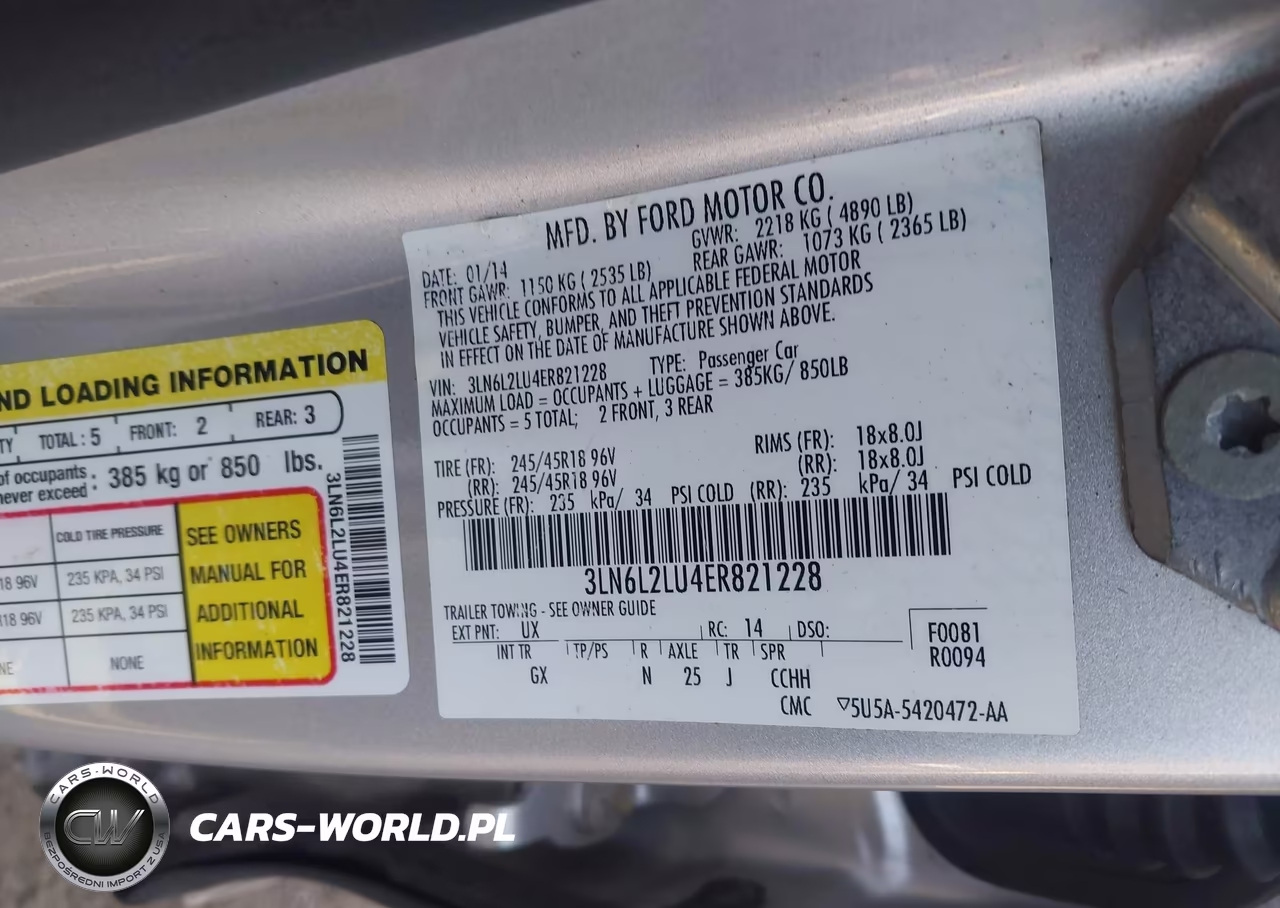 2014 Lincoln Mkz Hybrid VIN:3LN6L2LU4ER821228 - 9