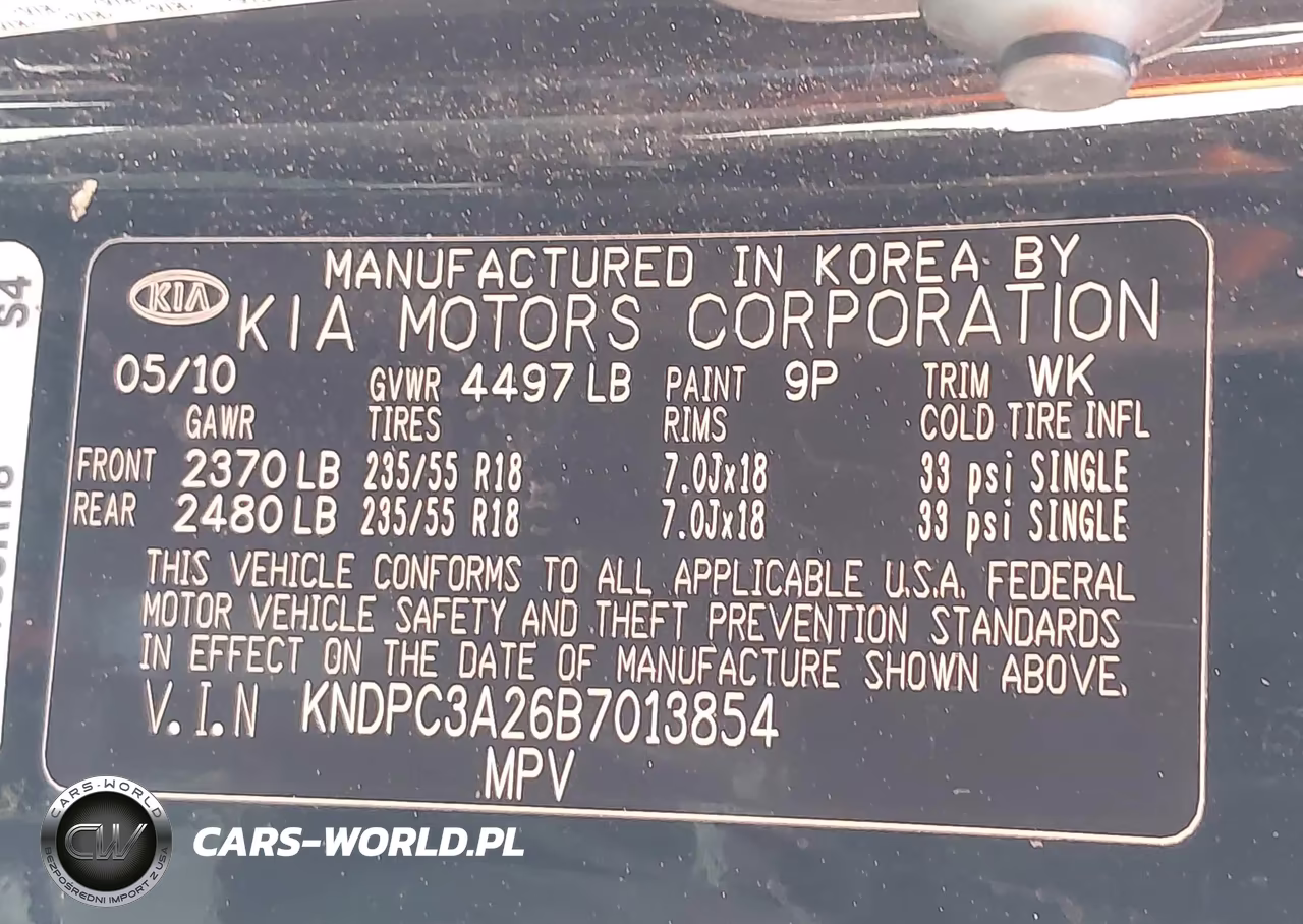 2011 Kia Sportage Ex VIN:KNDPC3A26B7013854 - 9