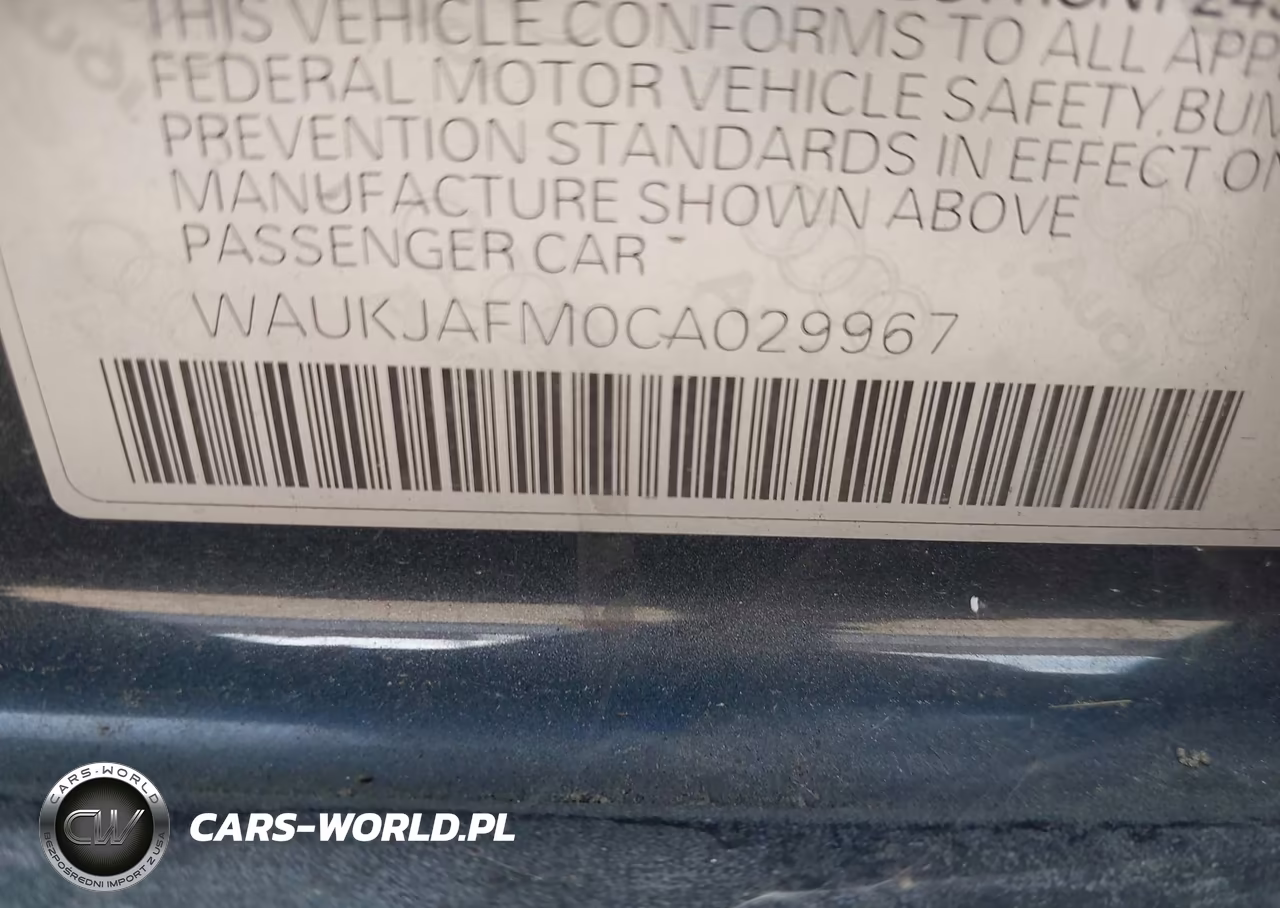2012 Audi A3 2.0 Tdi Premium Plus VIN:WAUKJAFM0CA029967 - 9