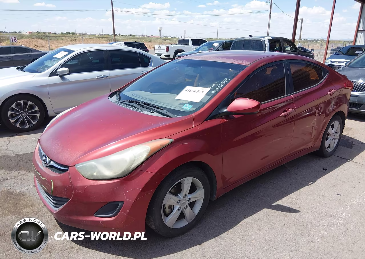 2013 Hyundai Elantra Gls VIN:5NPDH4AE9DH341563 - 2