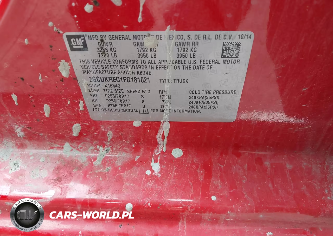 2015 Chevrolet Silverado 1500 Lt VIN:3GCUKREC1FG181021 - 9
