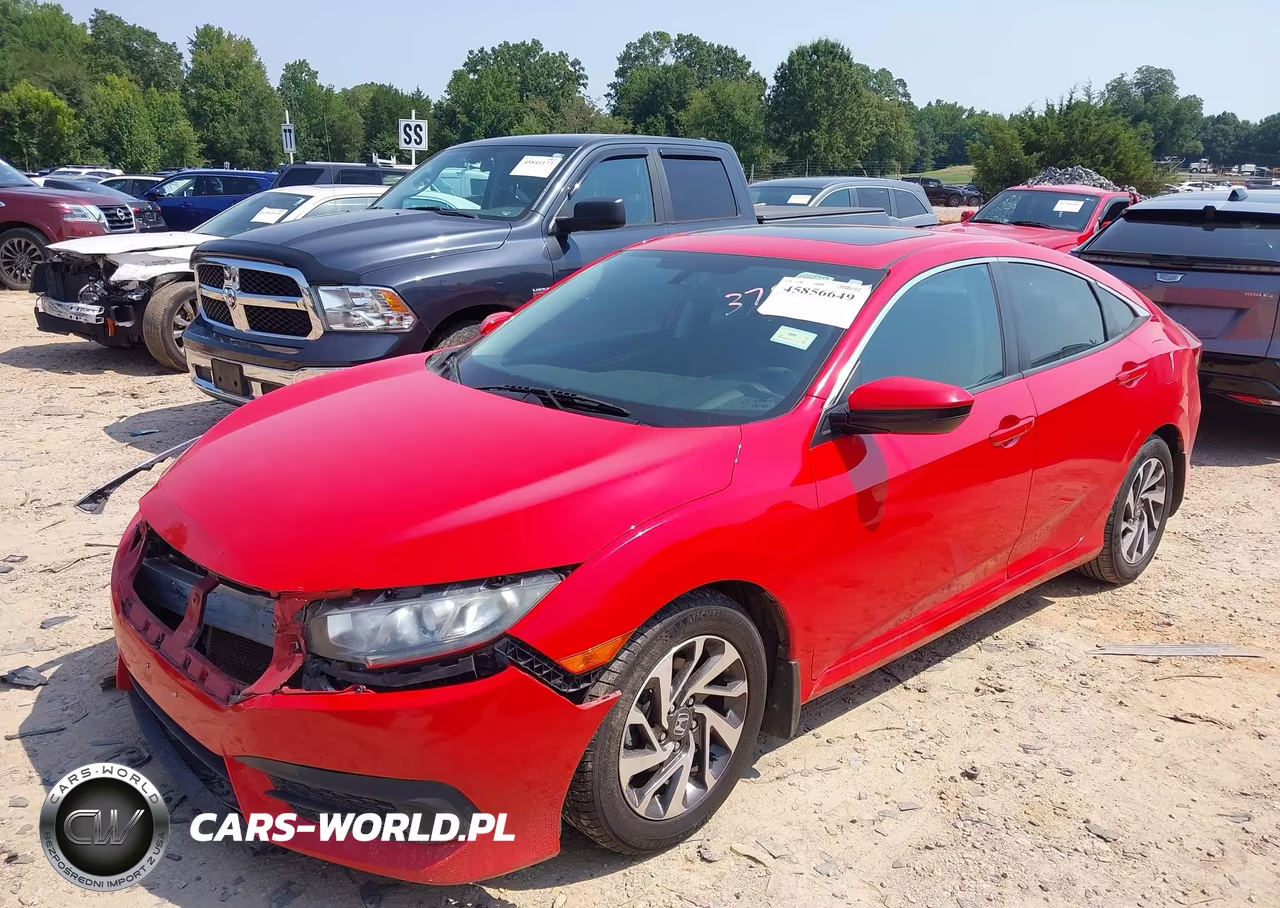2018 Honda Civic Ex VIN:2HGFC2F78JH533780 - 2