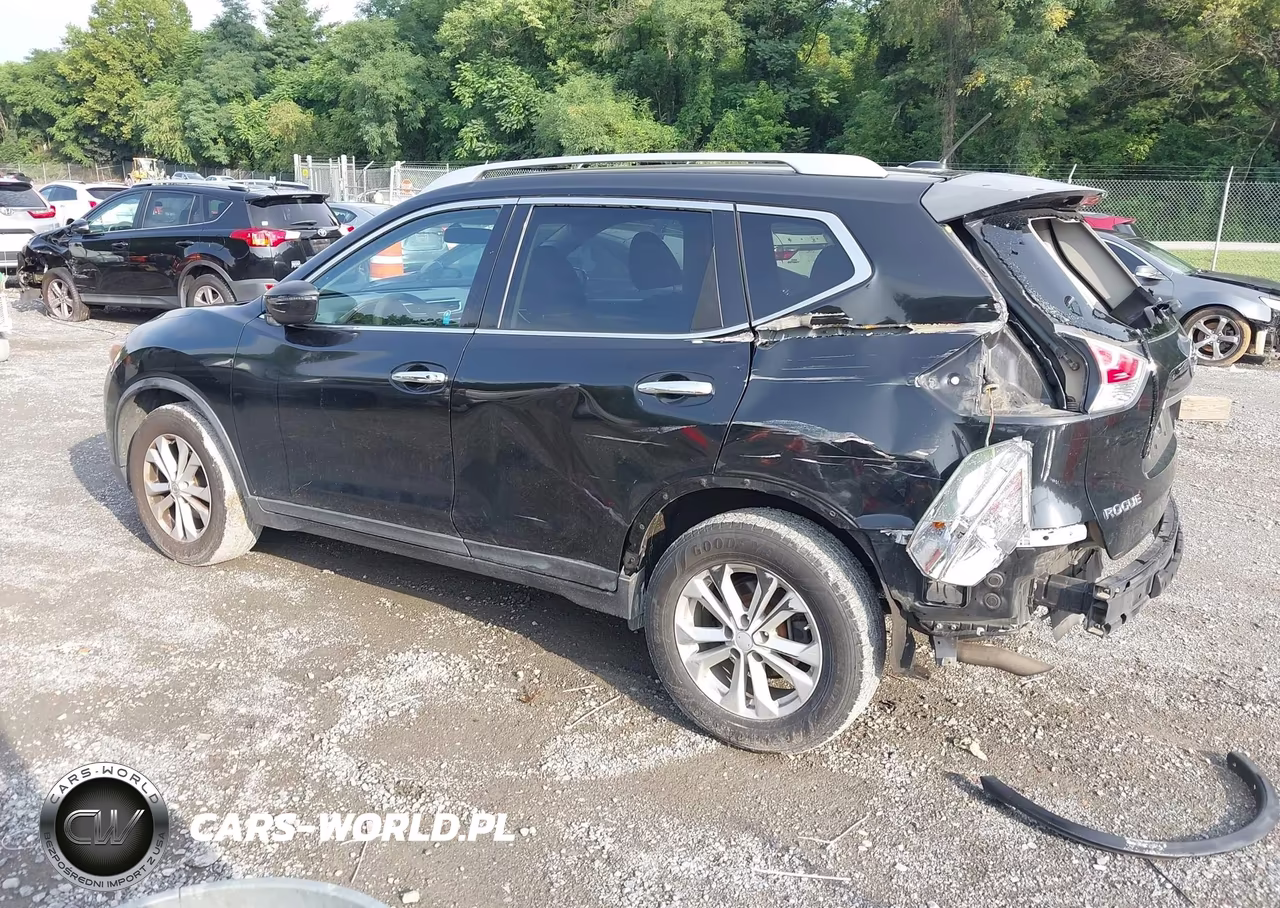 2016 Nissan Rogue Sv VIN:KNMAT2MTXGP646143 - 3
