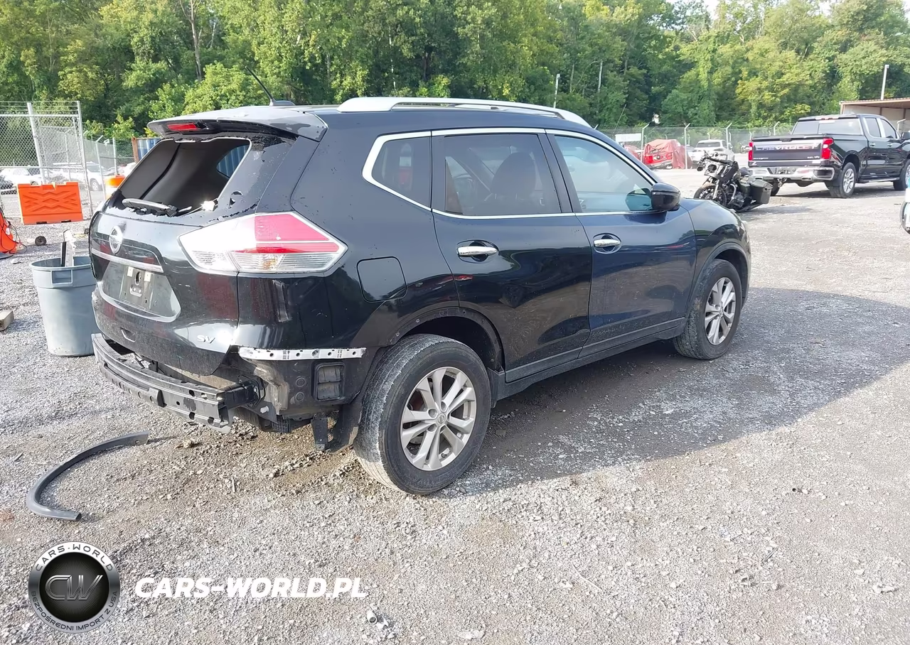 2016 Nissan Rogue Sv VIN:KNMAT2MTXGP646143 - 4