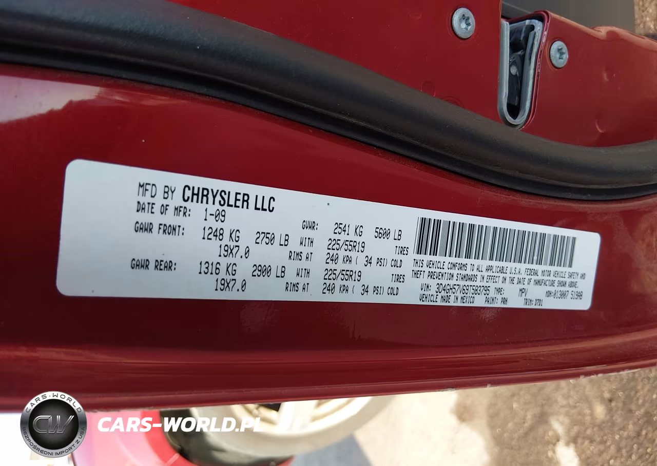 2009 Dodge Journey Sxt VIN:3D4GH57V69T583795 - 9