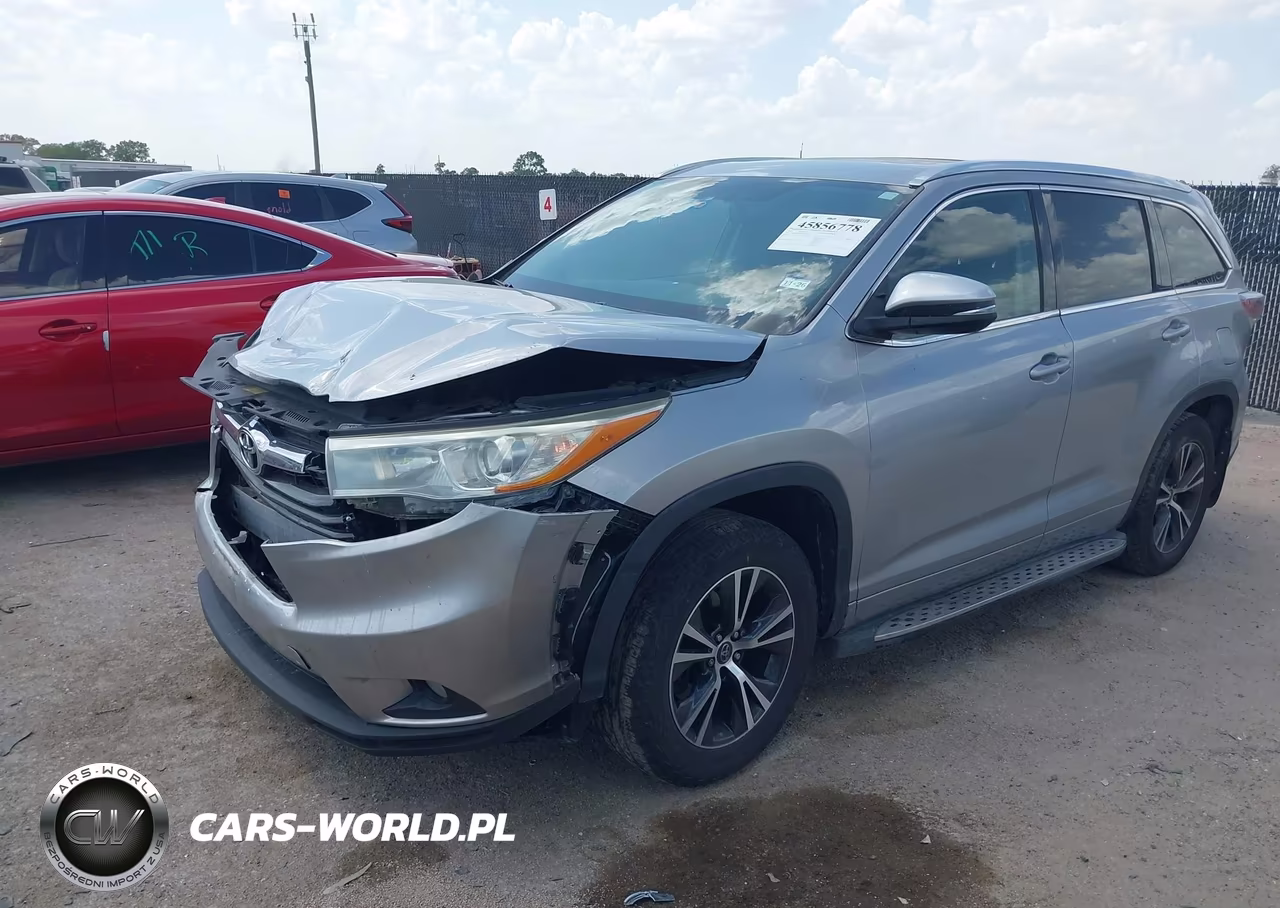 2016 Toyota Highlander Xle V6 VIN:5TDKKRFHXGS507340 - 2