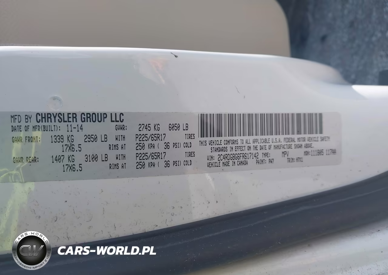 2015 Dodge Grand Caravan Se VIN:2C4RDGBG6FR617142 - 9