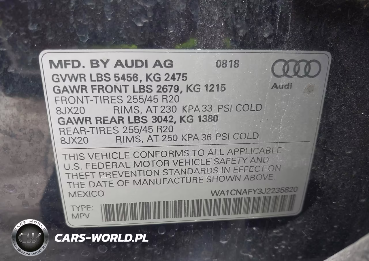 2018 Audi Q5 2.0T Premium-2.0T Tech Premium VIN:WA1CNAFY3J2235820 - 9
