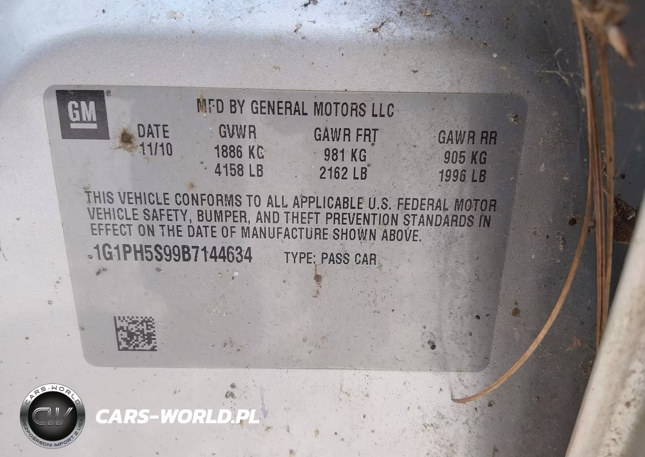 2011 Chevrolet Cruze Ltz VIN:1G1PH5S99B7144634 - 9