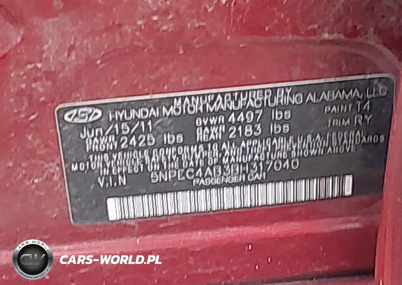 2011 Hyundai Sonata Se 2.0T VIN:5NPEC4AB3BH317040 - 9