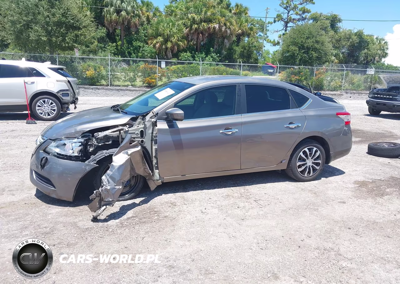 2015 Nissan Sentra Sv VIN:3N1AB7AP8FY291478 - 14