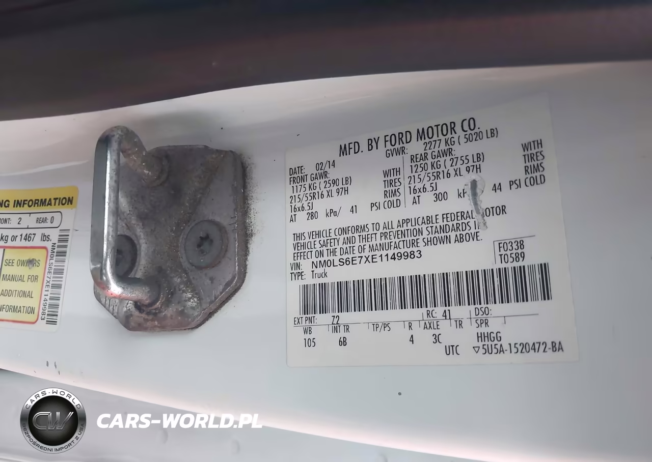 2014 Ford Transit Connect Xl VIN:NM0LS6E7XE1149983 - 9
