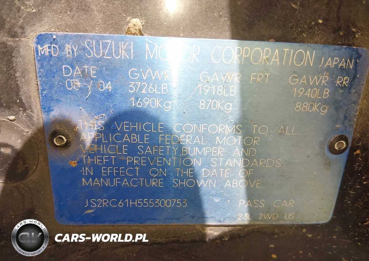 2005 Suzuki Aerio Sx VIN:JS2RC61H555300753 - 9