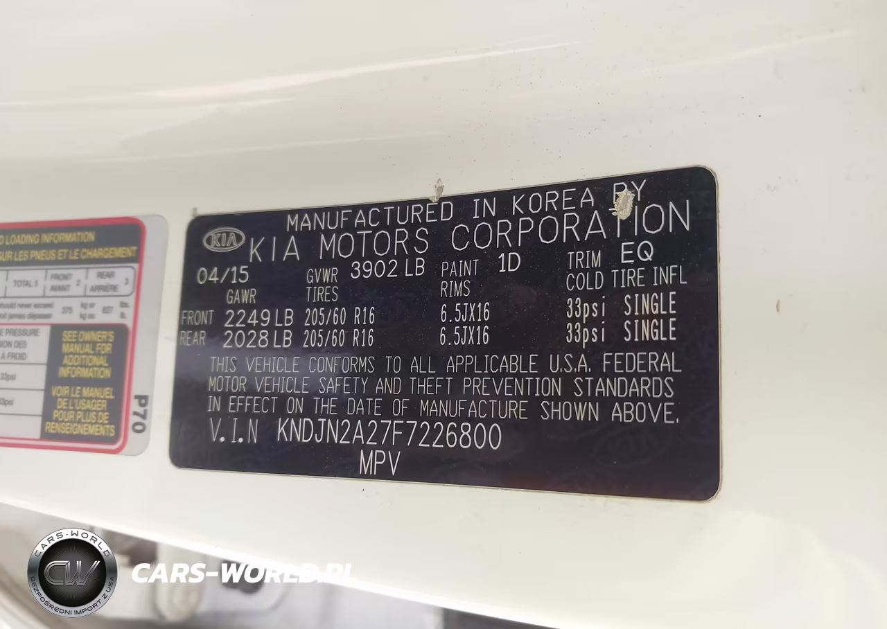 2015 Kia Soul VIN:KNDJN2A27F7226800 - 9