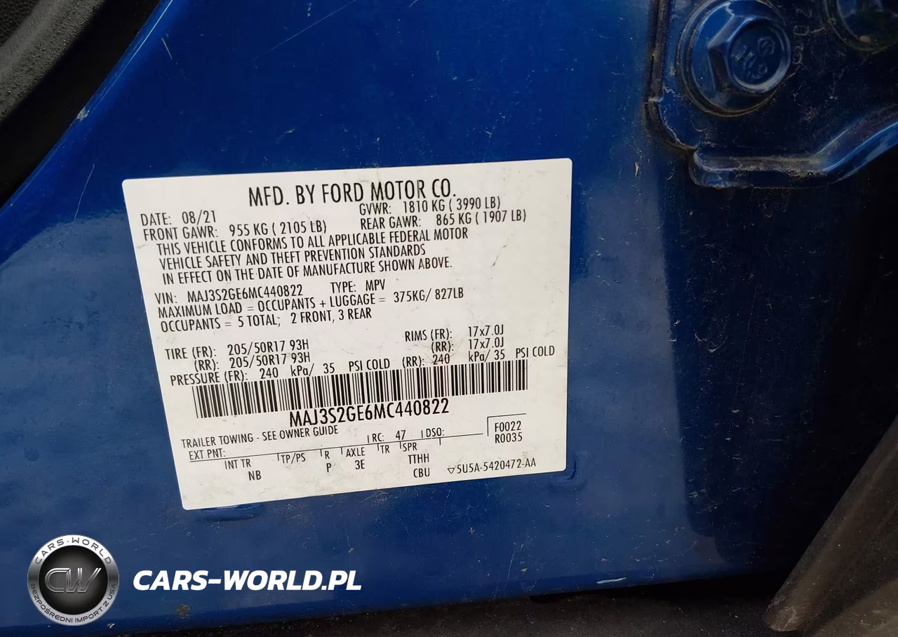 2021 Ford Ecosport Se VIN:MAJ3S2GE6MC440822 - 9