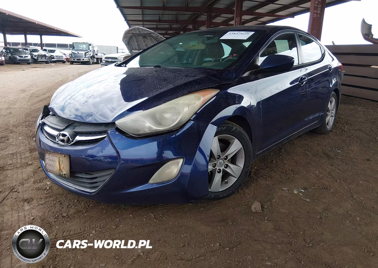 2013 Hyundai Elantra Gls VIN:5NPDH4AE7DH441435 - 2