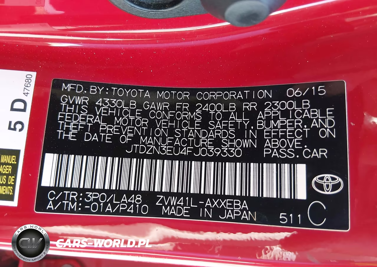 2015 Toyota Prius V Four VIN:JTDZN3EU4FJ039330 - 9