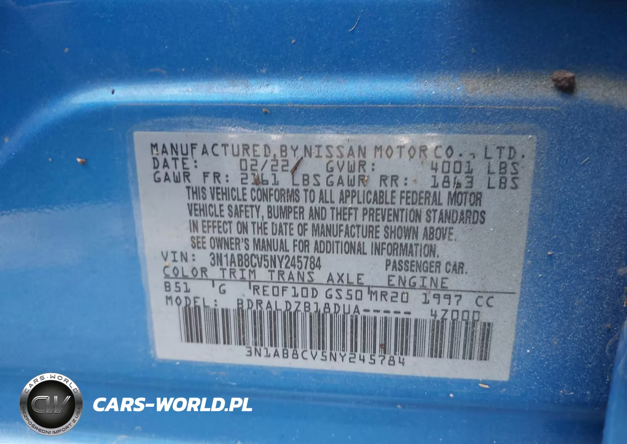 2022 Nissan Sentra Sv Xtronic Cvt VIN:3N1AB8CV5NY245784 - 9