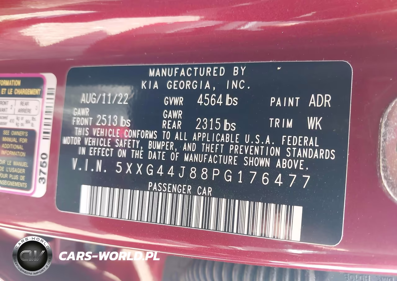 2023 Kia K5 Gt VIN:5XXG44J88PG176477 - 9