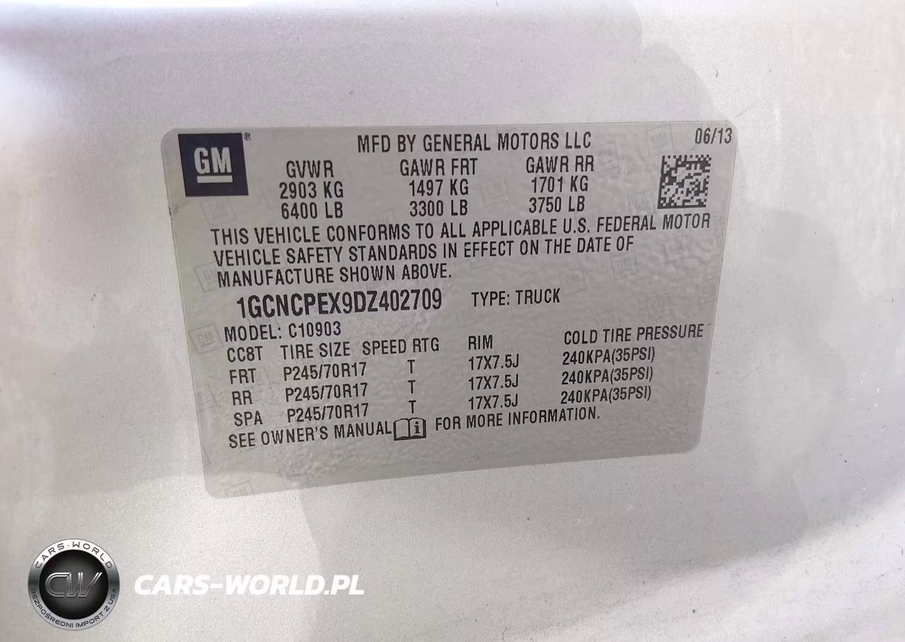 2013 Chevrolet Silverado 1500 Work Truck VIN:1GCNCPEX9DZ402709 - 9
