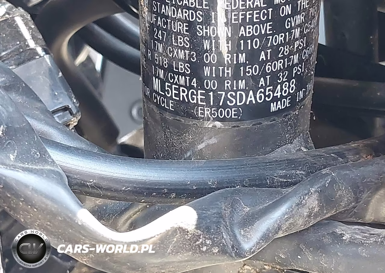 2025 Kawasaki Er500 VIN:ML5ERGE17SDA65488 - 10