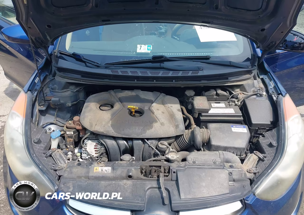 2013 Hyundai Elantra Gls VIN:KMHDH4AE5DU778039 - 10