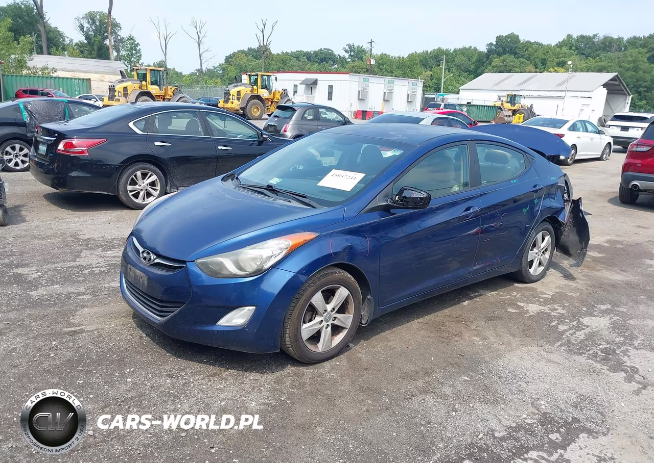 2013 Hyundai Elantra Gls VIN:KMHDH4AE5DU778039 - 2