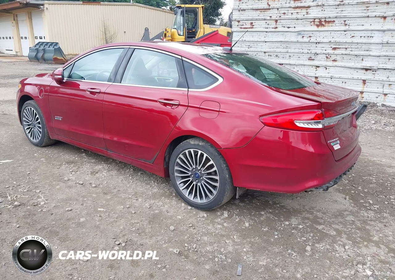 2018 Ford Fusion Energi Se Luxury VIN:3FA6P0PU5JR254955 - 3