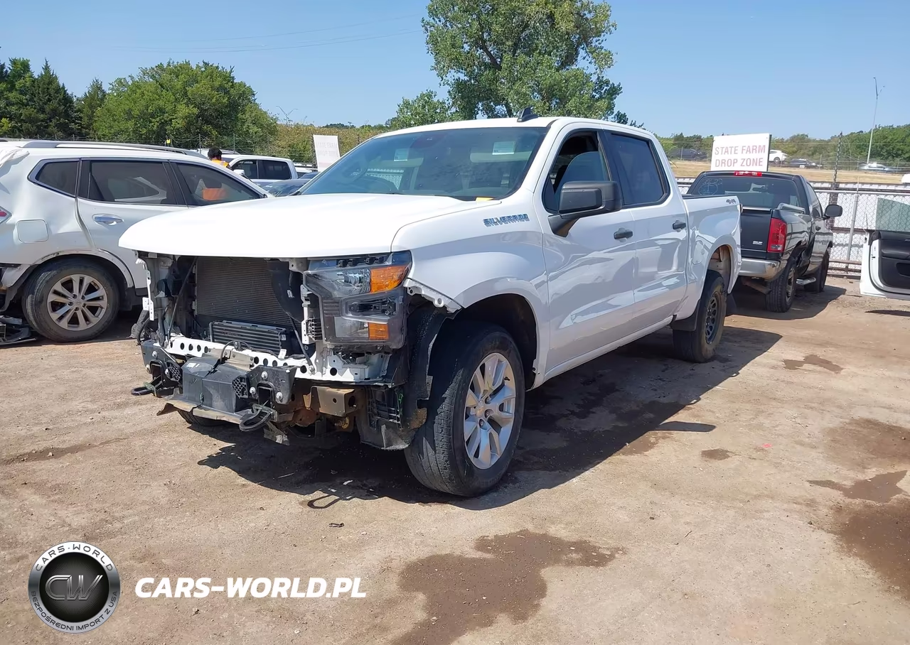2022 Chevrolet Silverado 1500 4Wd Short Bed Custom VIN:1GCPDBEK9NZ609454 - 2