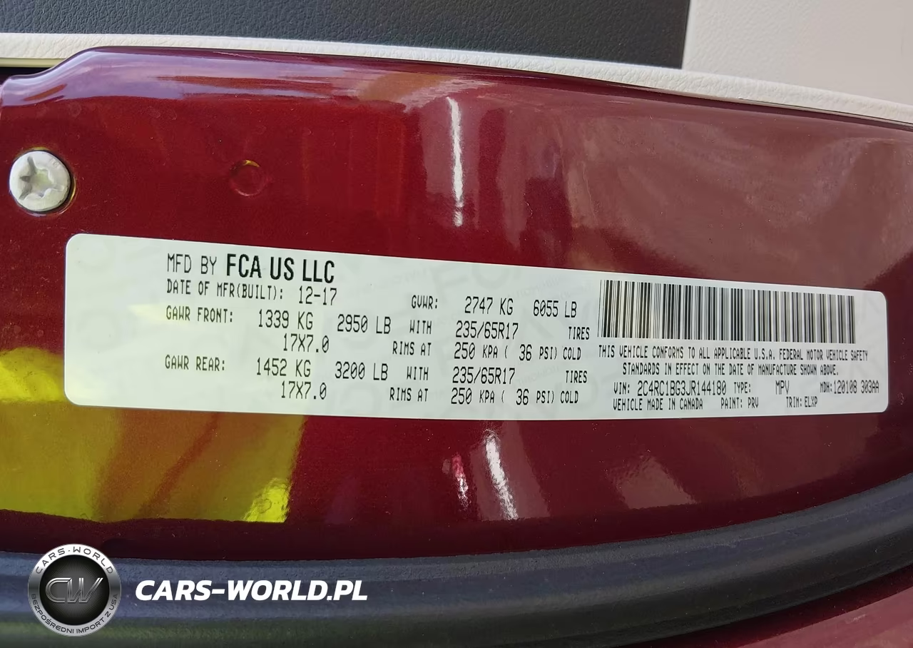 2018 Chrysler Pacifica Touring L VIN:2C4RC1BG3JR144180 - 9