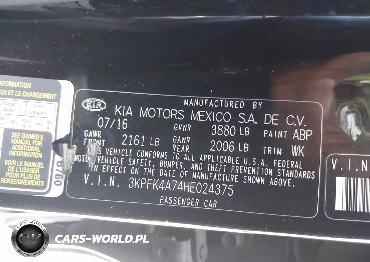 2017 Kia Forte Lx VIN:3KPFK4A74HE024375 - 9