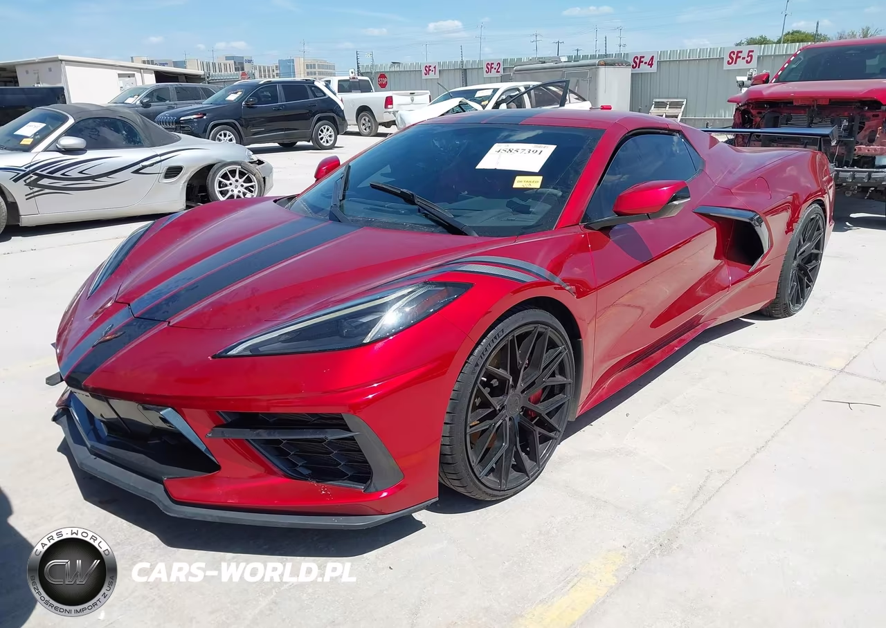 2022 Chevrolet Corvette Stingray Rwd 2Lt VIN:1G1YB3D44N5115344 - 2