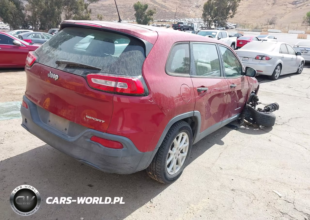 2017 Jeep Cherokee Sport VIN:1C4PJLAB3HW663410 - 4