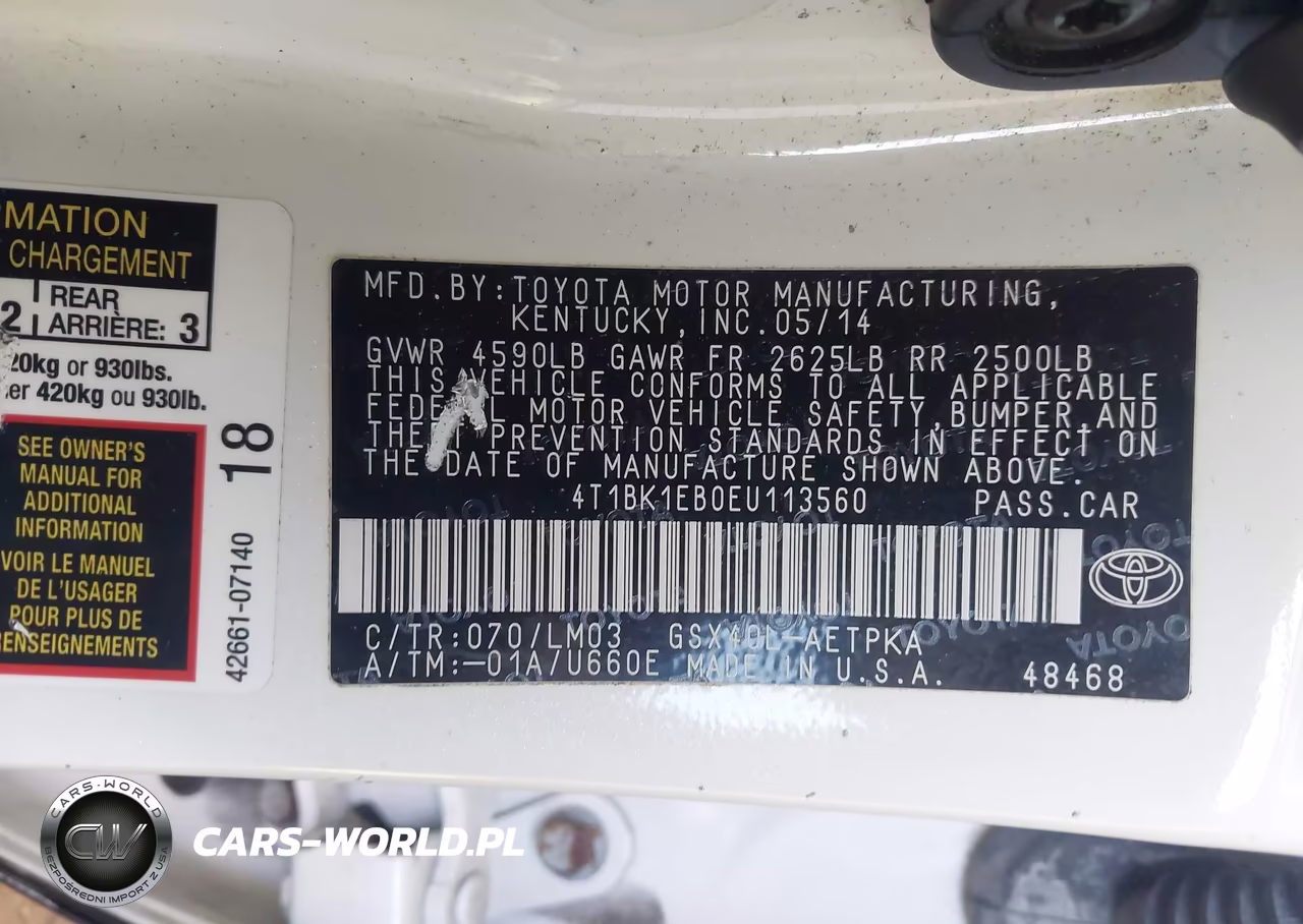 2014 Toyota Avalon Limited VIN:4T1BK1EB0EU113560 - 9