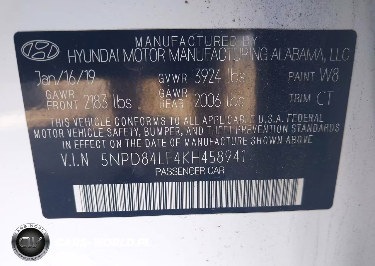 2019 Hyundai Elantra Sel VIN:5NPD84LF4KH458941 - 9