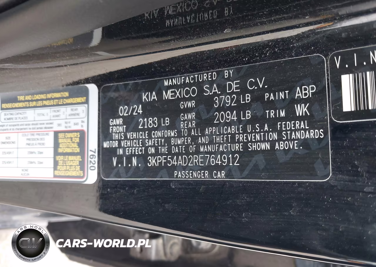 2024 Kia Forte Gt-Line VIN:3KPF54AD2RE764912 - 9