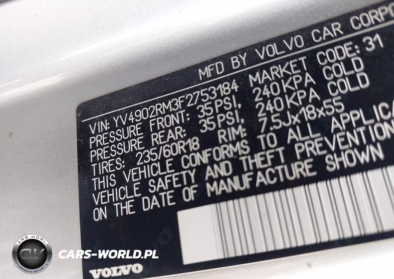 2015 Volvo Xc60 T6 Platinum VIN:YV4902RM3F2753184 - 9
